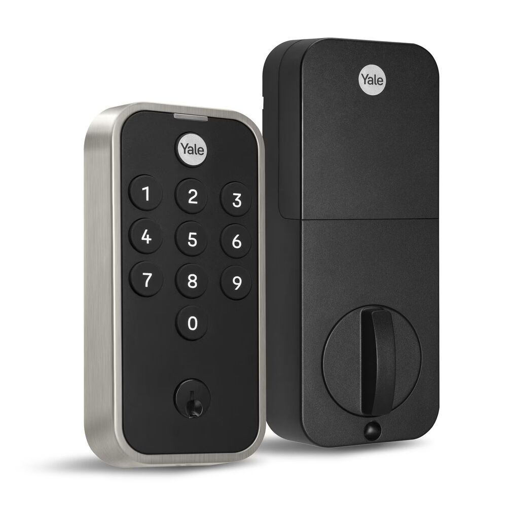 Yale Code Keypad Deadbolt Satin Nickel YED210-NR-619 Keyless Entry NEW